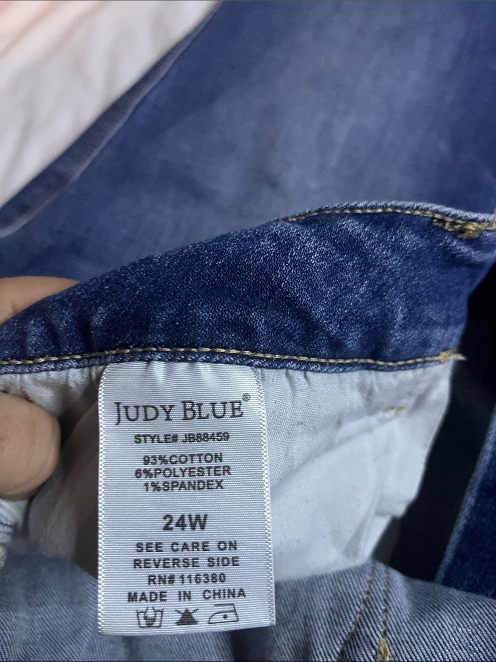 Judy Blue Distressed Skinny Jeans - Picture 12 of 13